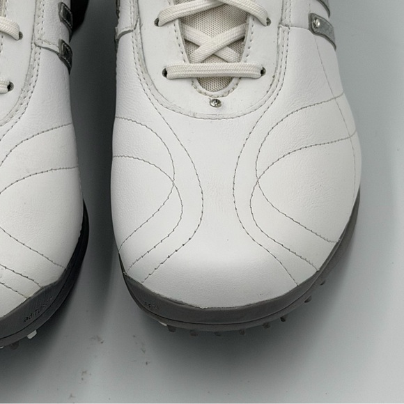 Adidas Signature Natalie 2 Women’s Golf Shoes White Silver Size 9.5 ThinTech - Picture 3 of 12